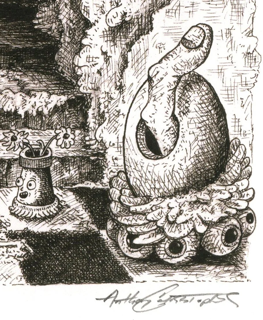 A Collection of Oddities print. Edition of 20. (11x14
